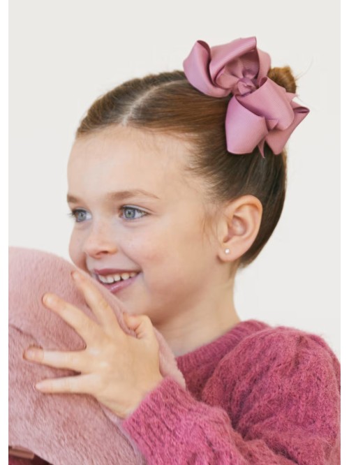 Fermaglio fiocco doppio abel&lula bimba