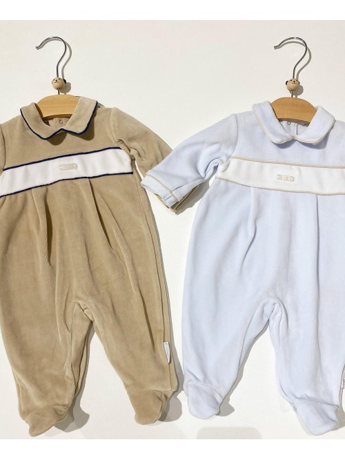 Tutina blues baby neonato
