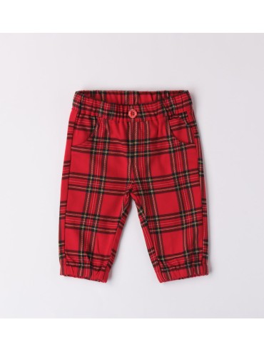 Pant lungo quadri miniido neonato 2