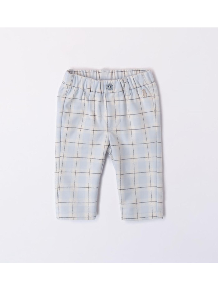 Pant quadri minibanda neonato