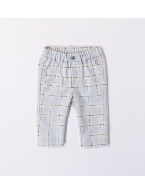 Pant quadri minibanda neonato