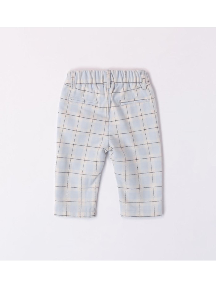 Pant quadri minibanda neonato