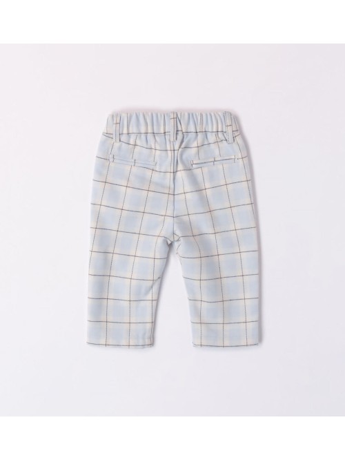 Pant quadri minibanda neonato