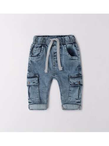 Pant cargo miniido neonato