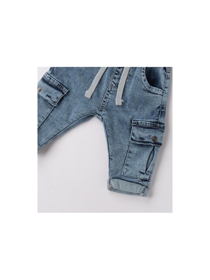 Pant cargo miniido neonato