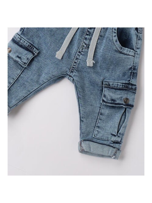 Pant cargo miniido neonato