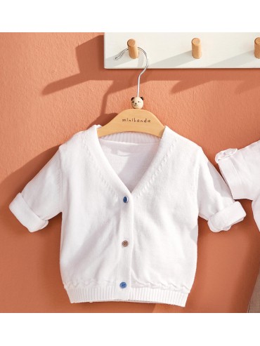 Cardigan minibanda neonato