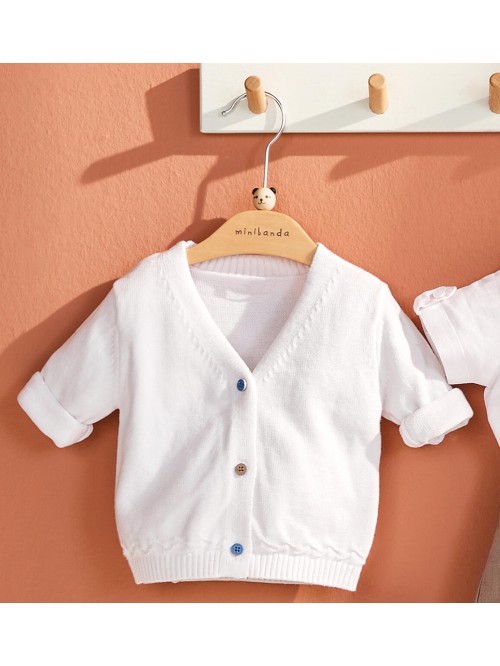Cardigan minibanda neonato