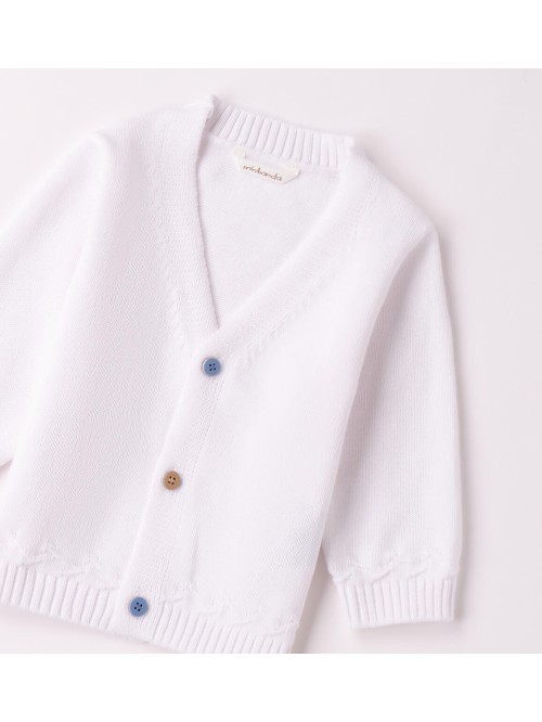 Cardigan minibanda neonato