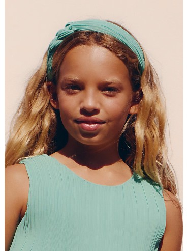 Cerchietto chiffon plisse'abel&lula