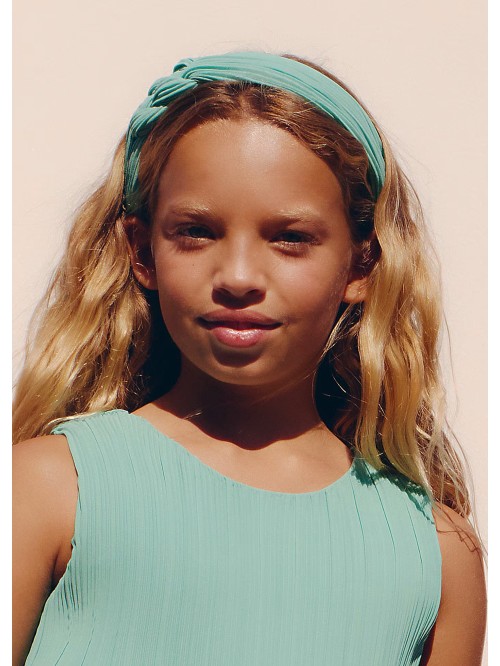 Cerchietto chiffon plisse'abel&lula