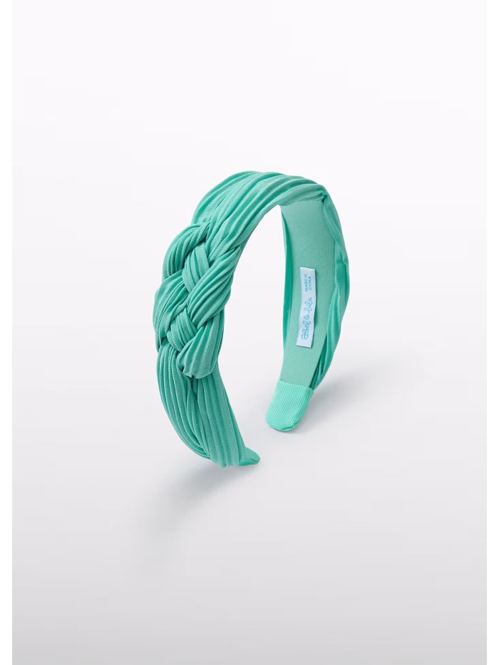 Cerchietto chiffon plisse'abel&lula