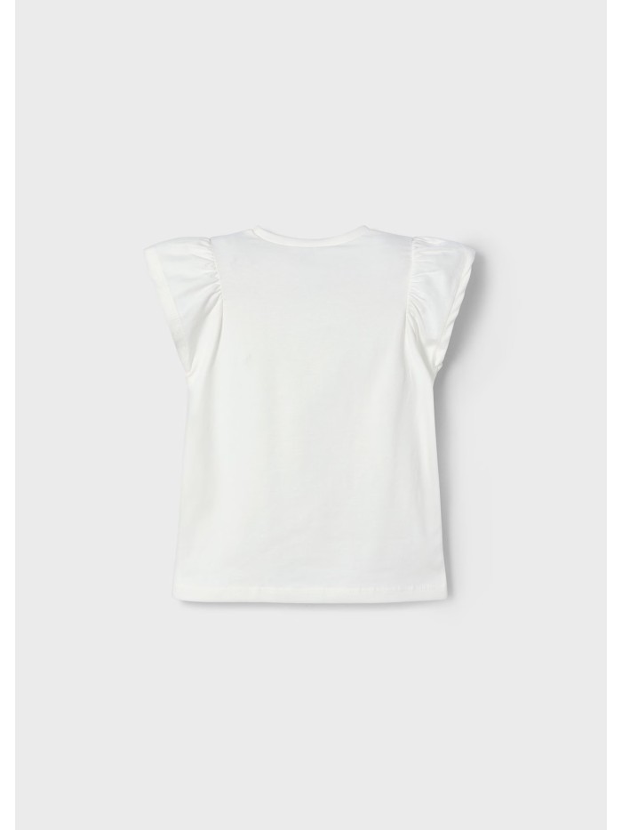 T-shirt m/c fiori mayoral bimba