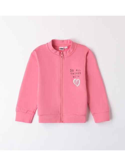 Felpa aperta zip ido baby e bimba