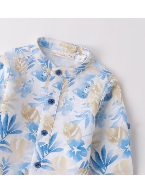 Camicia ml minibanda neonato