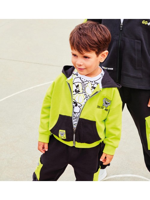 Felpa aperta zip ido baby e bimbo