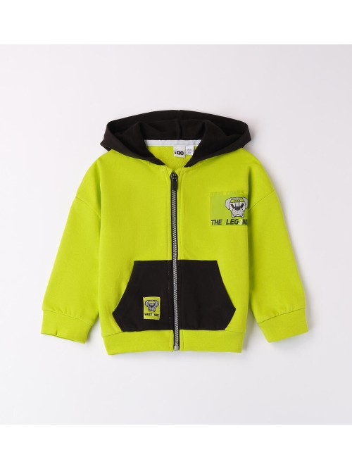 Felpa aperta zip ido baby e bimbo