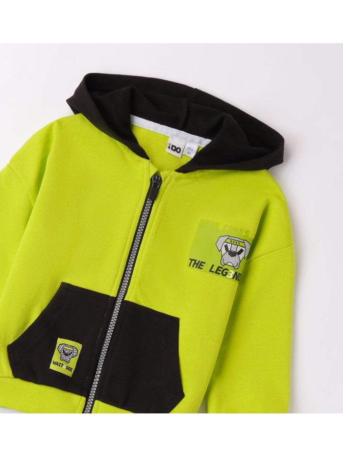 Felpa aperta zip ido baby e bimbo