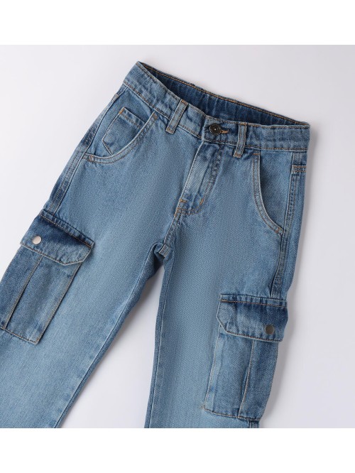 Jeans cargo sarabanda junior