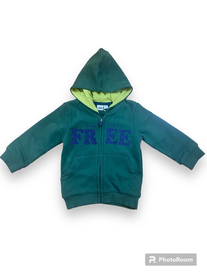 Felpa zip ido baby e bimbo