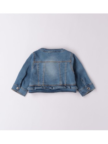 Giubbino jeans minibanda neonata 2