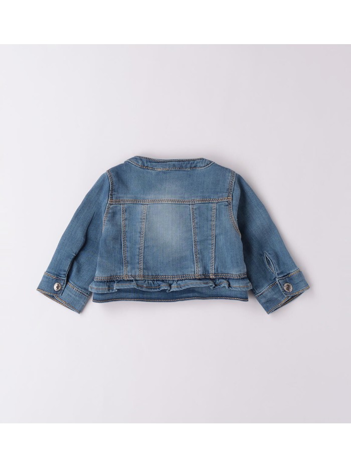 Giubbino jeans minibanda neonata
