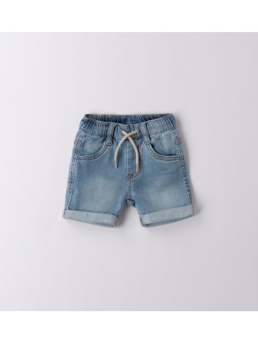 Jeans corto minibanda neonato