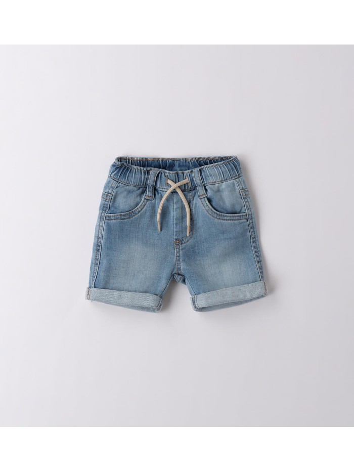 Jeans corto minibanda neonato