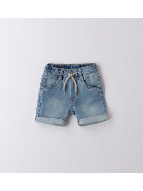 Jeans corto minibanda neonato