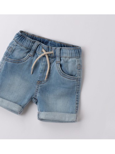 Jeans corto minibanda neonato 2