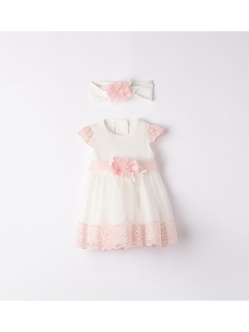 Vestina battesimo minibanda neonata