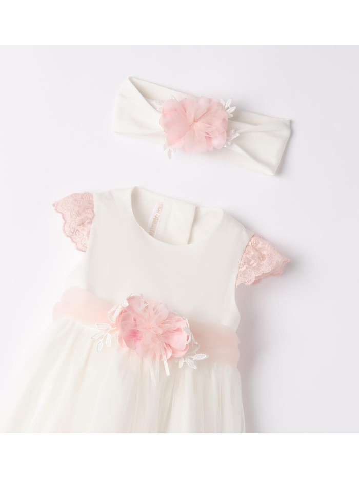 Vestina battesimo minibanda neonata