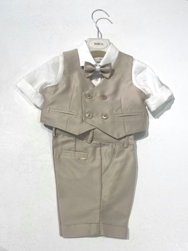 Completo battesimo baby a