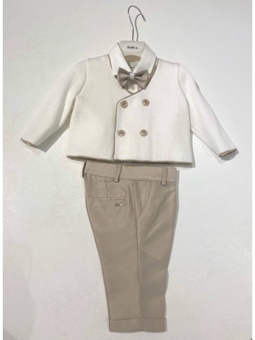 Completo battesimo baby a