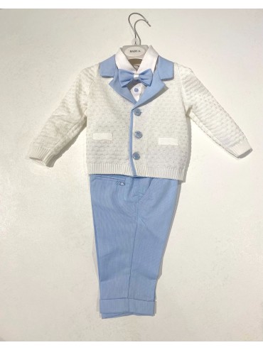 Completo battesimo baby a