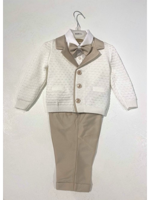 Completo battesimo baby a