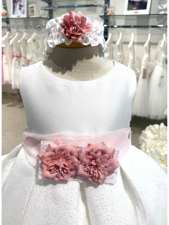 Vestina battesimo bella brilly roma