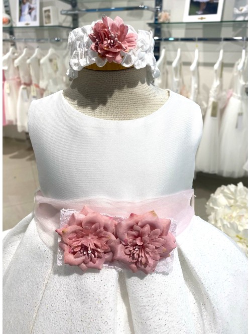 Vestina battesimo bella brilly roma