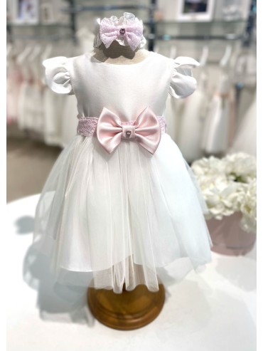 Vestina battesimo bella brilly roma