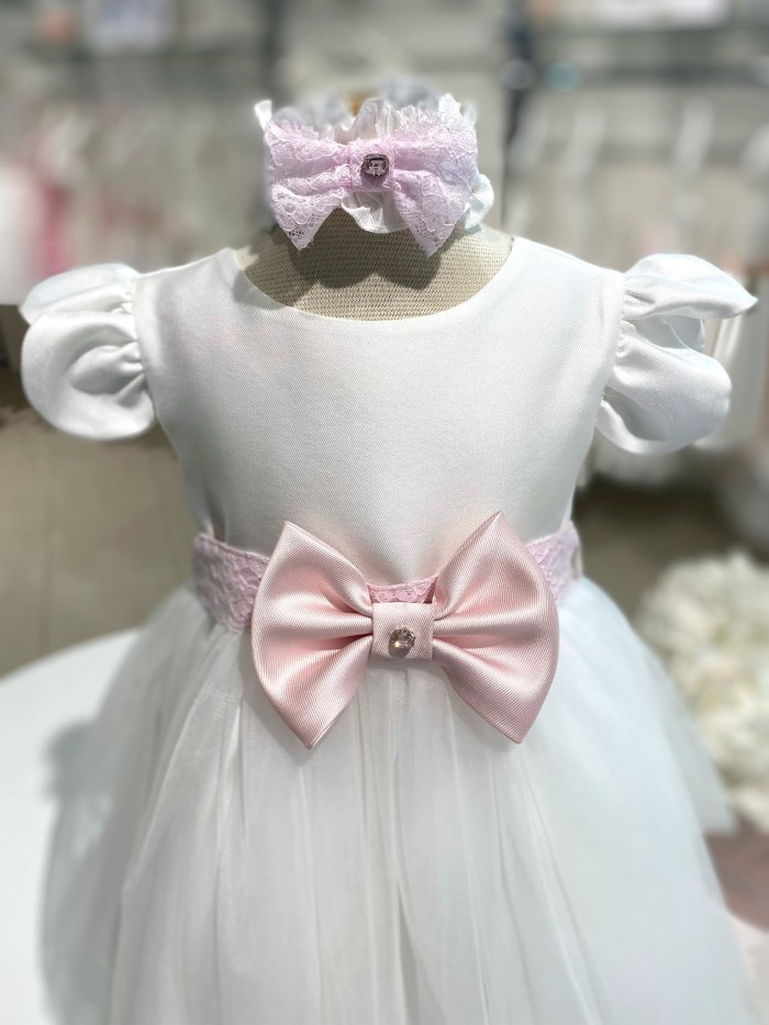 Vestina battesimo bella brilly roma