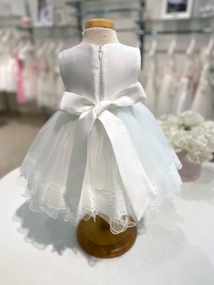 Vestina+fascia battesimo bella brilly roma