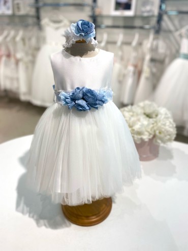 Vestina battesimo bella brilly roma