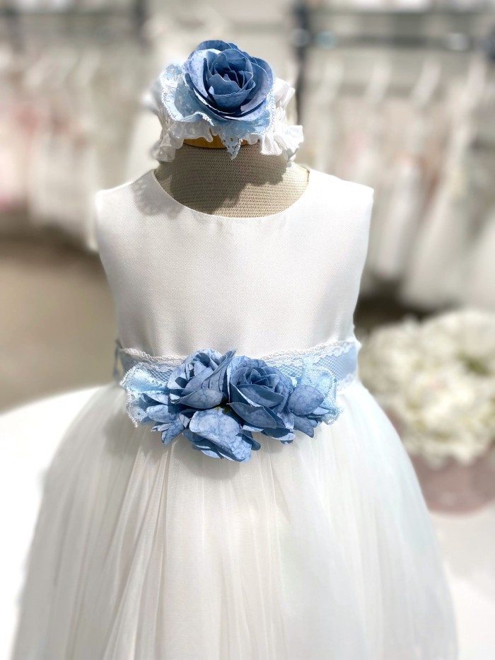 Vestina battesimo bella brilly roma