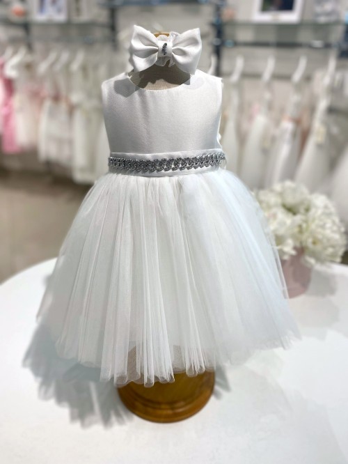 Vestina battesimo bella brilly roma