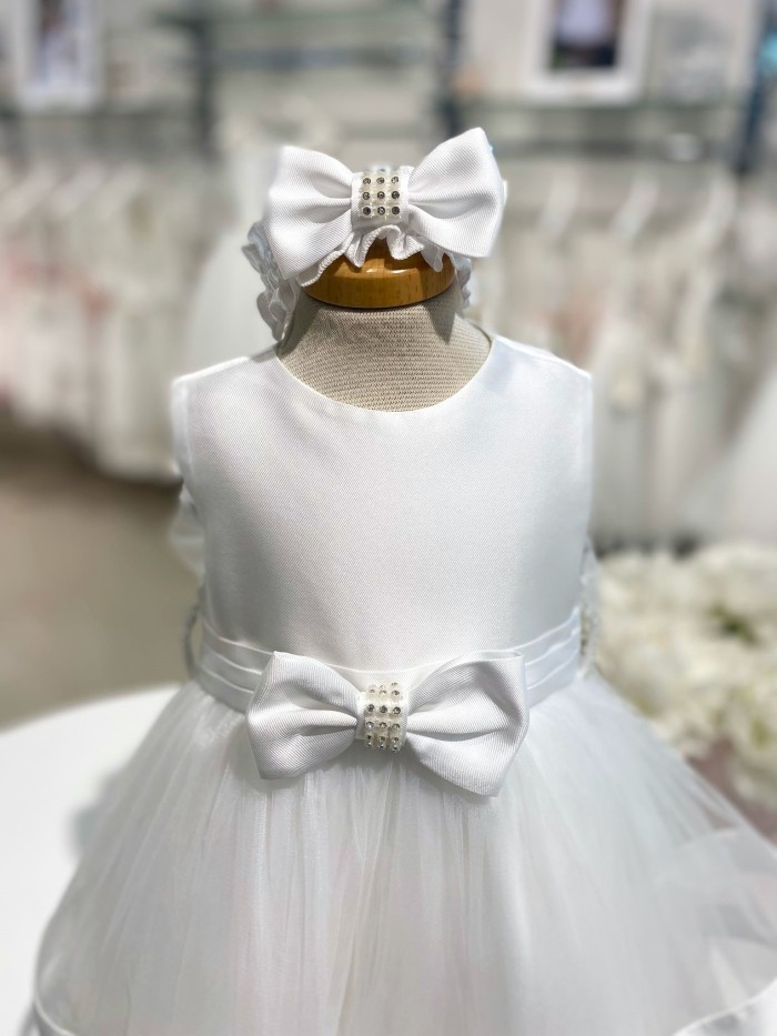 Vestina battesimo bella brilly roma