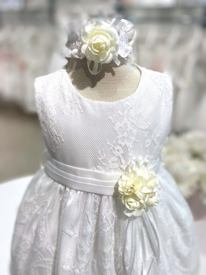 Vestina battesimo bella brilly roma