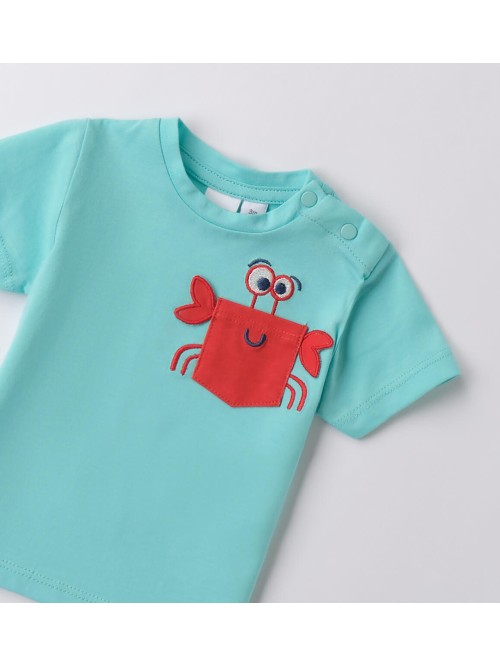 T-shirt idomini neonato