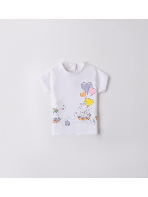 T-shirt idomini neonata