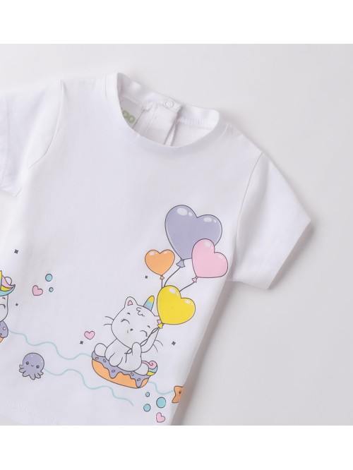 T-shirt idomini neonata