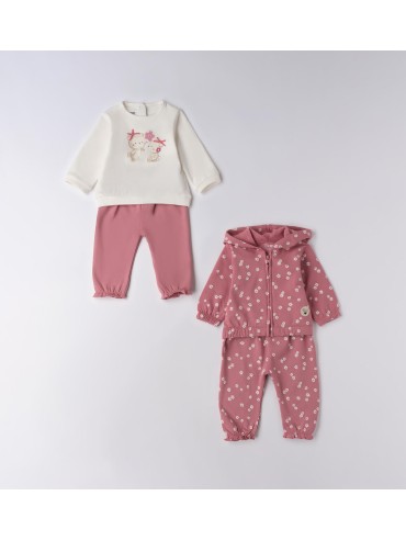 Tuta jogging idomini neonata